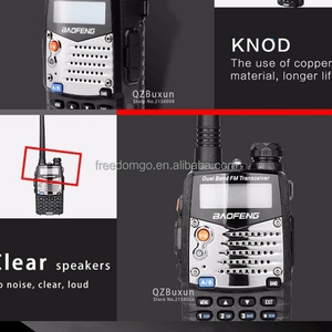 BFUV-5RA 2 Way Radio Baofeng UHF&VHF <b>Walkie</b>-<b>talkie</b> with 128 Channel Professional Radio Communication - Product Image 4