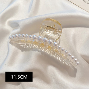 Pinzas de pelo personalizadas, pinzas de pelo de perlas, pinzas de mandíbula antideslizantes para atrapar el pelo, accesorios Hiar para mujeres y niñas de pelo largo grueso - Product Image 6
