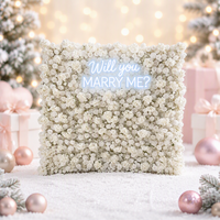 Mur de fleurs artificielles 5D de luxe en soie 8x8 pieds pour décoration de scène de mariage, vente en gros