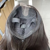 Pelucas de Cabello Humano Liso, Super Double Drawn SDD, Cabello Virgen Vietnamita de 10 Pulgadas, Peluca con Cierre de Encaje 2x6, Peluca Corta Bob