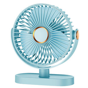Portable USB Rechargeable Mini Desk Fan Quiet Small <b>Table</b> Cooling Fan For Home Office Bedroom Desktop Personal Air Cooler Fan - Product Image 4