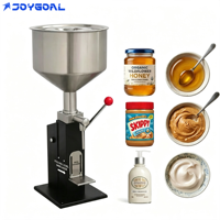 Machine de remplissage manuelle de bureau pour miel, beurre de cacahuète, shampoing, gel douche – Machine pneumatique à commande manuelle pour liquides et pâtes