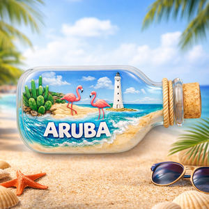 Imán <span class=keywords><strong>de</strong></span> Flamenco Personalizado <span class=keywords><strong>de</strong></span> Poliresina <span class=keywords><strong>de</strong></span> Aruba, Decoración para el Hogar, Recuerdo <span class=keywords><strong>de</strong></span> Playa <span class=keywords><strong>de</strong></span> Aruba, Imán para Refrigerador, Regalo <span class=keywords><strong>de</strong></span> Recuerdo - Product Image 2