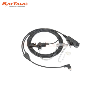 Casque radio FBI avec tube acoustique, écouteur bidirectionnel avec conception ENC sur l'oreille pour Motorola APX1000 APX8000 APX6000 - Product Image 5