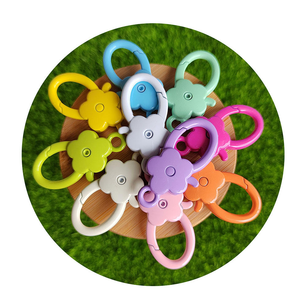 10 Portachiavi Con Chiusura A Moschettone Girevole, Per Fai Da Te, Accessori Per Borse E Attività All'aperto - Foto 7