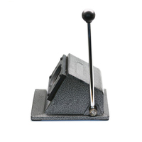 Pas cher 52x57mm Coeur Bouton Badge Papier Poinçon Manuel Cutter Maker Machine