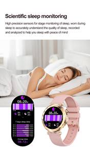 Reloj inteligente de lujo HK88 para mujer de Wedtserha, marca superior IP68, relojes de pulsera impermeables, función de calendario, joyería de moda para niñas - Product Image 3