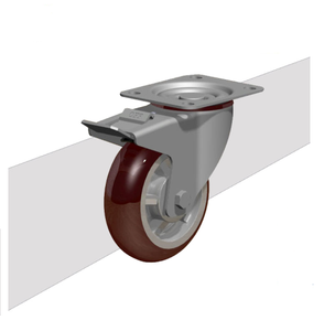 200X50mm pivotante Robuste Roulette avec <span class=keywords><strong>plaque</strong></span> supérieure - Product Image 1