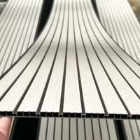 Planche de plafond en PVC à grain de bois 300*9mm, bande de panneau pour décoration intérieure, panneau de faux plafond en plastique, résistant à l'humidité