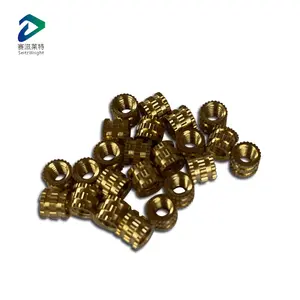 OEM CNC gia công kim loại ép phun các bộ phận không chính xác tiêu chuẩn gia công Brass knurling phần