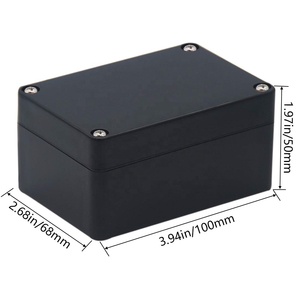 กล่องไฟฟ้าอุตสาหกรรม IP65 <span class=keywords><strong>F4</strong></span> 100*68*50 มม. วัสดุ ABS กล่องหุ้มอุปกรณ์อิเล็กทรอนิกส์กลางแจ้ง กล่องพลาสติกแข็งกันน้ำ - Product Image 1