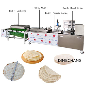 Máquina para hacer cambio de molde personalizable, máquina para hacer Roti holandesa, línea de producción automática para hacer Roti grande, <span class=keywords><strong>pan</strong></span> plano - Product Image 6