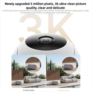 กล้องวงจรปิดภายนอก Xiaomi รุ่น 4C ความละเอียด 3K 5MP มาตรฐาน IP66 ภาพสีคมชัดในเวลากลางคืน พร้อมระบบติดตามบุคคล สนทนาเสียงสองทาง - Product Image 3