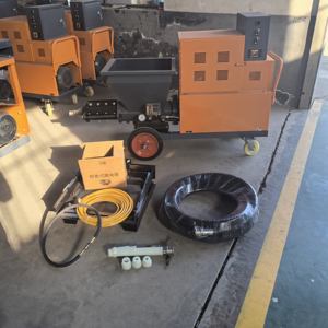 Máquina pulverizadora de <span class=keywords><strong>mortero</strong></span> y cemento para paredes, máquina pulverizadora de revestimiento ignífugo, máquina pulverizadora de yeso totalmente automática - Product Image 6