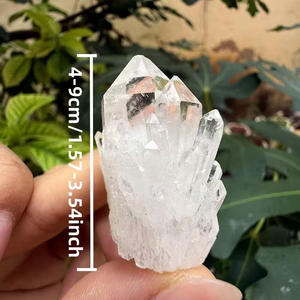 Cristal de Cuarzo Transparente de Alta Calidad, Racimo de Cristales en Forma de Piña, Cristal Natural para Decoración - Product Image 2