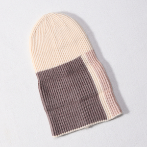 Hot Bán Bán Buôn Biểu Tượng Tùy Chỉnh Cashmere Len Dệt Kim Mùa Đông <span class=keywords><strong>Hat</strong></span> Skully Đôi Còng Phụ Nữ Mờ Bất <span class=keywords><strong>Rabbit</strong></span> <span class=keywords><strong>Fur</strong></span> Beanie Mũ - Product Image 5