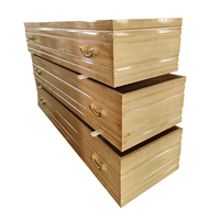 Cercueil de canapé complet en bois massif de fournisseurs de fabricants cercueils en placage de bois de style italien