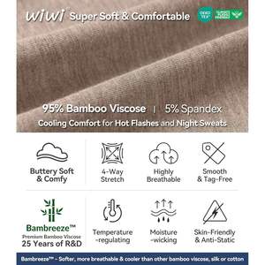 Ensemble de pyjama à manches courtes pour femmes personnalisé en viscose de bambou, vêtements de nuit, tailles S-XXL - Product Image 3