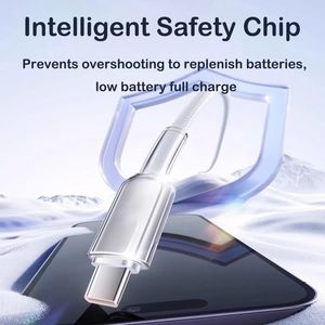 USB-<b>C</b> Charging Cable Fully Compatible Braided Nylon Cable 60W Quick Charge Data Transfer Phone Cable for Iphone for Huawei - Product Image 4