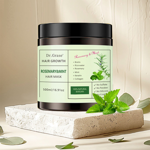Mascarilla Capilar Hidratante de Romero Herbal, Sin Sulfatos, Orgánica, Anticaspa, con Queratina, Anti-Caída del <span class=keywords><strong>Cabello</strong></span>, Marca Privada Dr.Grace - Product Image 1