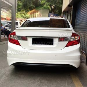 Alerón delantero, faldones laterales, difusor trasero y splitter para Honda Civic 2012-2013 9ª generación, kit de carrocería, accesorios para coche - Product Image 4