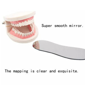 Meite Miroir Photo en Verre Dentaire Médical <span class=keywords><strong>Orthodontiste</strong></span> Bouche Réflecteur Miroir 5 Pcs - Product Image 5