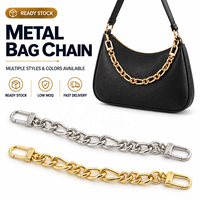 Lot de stock : Petite chaîne de sécurité en métal pour sac à main, chaîne de remplacement pour sac bandoulière matelassé, vente en gros