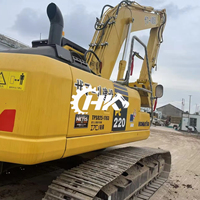 HANGKUI Pelle sur chenilles d'occasion haute puissance Komatsu PC220 MR/Excavatrice d'occasion Komatsu PC220MR