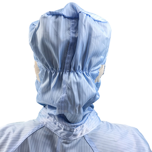 再利用可能な洗える帯電防止クリーンルーム作業服<span class=keywords><strong>ESD</strong></span>ファブリック衣服帯電防止カバーオール - Product Image 5