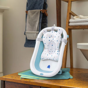 <span class=keywords><strong>Cuscino</strong></span> Galleggiante Regolabile per Vasca da Bagno con Stelle Bianche, Supporto Morbido Pieghevole per Neonati, <span class=keywords><strong>Cuscino</strong></span> di Sicurezza per il <span class=keywords><strong>Bagnetto</strong></span> - Product Image 6