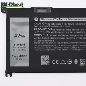 Alimentation d'usine 42Wh YRDD6 batterie d'ordinateur portable pour Dell <span class=keywords><strong>inspiron</strong></span> 5493 5593 <span class=keywords><strong>5480</strong></span> 5594 Latitude 3310 3410 3500 3120 - Product Image 2