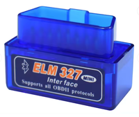 Escáner de Diagnóstico OBDII V2.1 para Automóviles, Detector de Fallas, Funciona con Batería, Plástico ABS, Lector de Códigos OBD ELM327