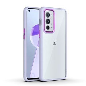 Étui de téléphone hybride transparent en TPU, acrylique et PC avec électrodéposition pour OnePlus 9RT 5G <span class=keywords><strong>Nord</strong></span> Ce 2 Lite 10R 9R 8T 10 Pro - Product Image 3