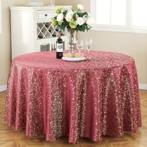 European Elegant Fashion Table Cloth Round Shape Wedding <b>Tablecloths</b> - Product Image 3