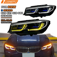 Phare laser LIANGTU G20 M340i pour BMW Série 3 G20/G21/G28 19-22 12V Nouveau Plug-and-Play 6000K Phares LED