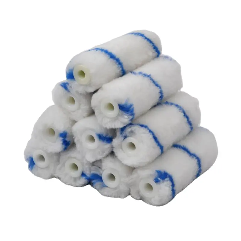 Wholesale polyester mini 10 pcs 4 inch fabric for paint rollers