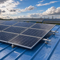 Système de fixation solaire pré-assemblé pour toitures métalliques ondulées à joint debout – Haute efficacité et durabilité