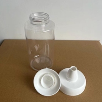 Conteneur d'emballage alimentaire en PET transparent personnalisé avec logo et couleur, 200g, 500g, 1000g, pot en plastique avec couvercle pour sauce, crème, miel