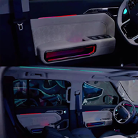SJC 64 Couleurs Lumière Ambiante Dynamique pour Voiture JETOUR T2 2023-2025 – Éclairage d'Ambiance pour Accessoires d'Éclairage Intérieur Automobile – Amélioration