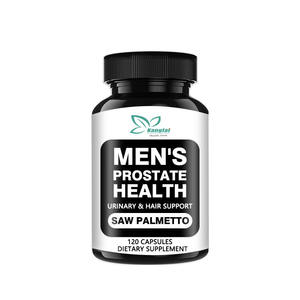 Complément alimentaire à base de plantes <span class=keywords><strong>Prostate</strong></span> Plus Saw Palmetto OEM ODM, pilules pour la santé urinaire, capsules pour la santé de la <span class=keywords><strong>prostate</strong></span> masculine - Product Image 1