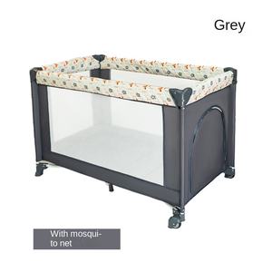 Parc de jeu pliable et transformable en lit bébé avec <span class=keywords><strong>table</strong></span> à <span class=keywords><strong>langer</strong></span> et roulettes, vente en gros directe usine pour le commerce extérieur - Product Image 4