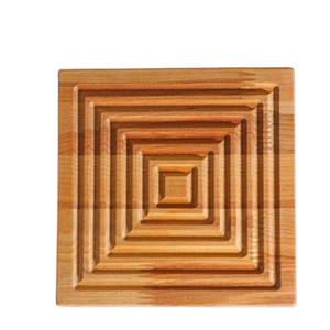 Sous-verres à feuilles Porte-gobelet à thé en bois massif Noyer Taille moyenne Pot à boisson Thé Tasse à café Sous-verres en bois gratuits pour boissons - Product Image 6