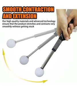 Retrátil Golf Swing Ensino <span class=keywords><strong>Trainer</strong></span> Warm-Up Tempo <span class=keywords><strong>Trainer</strong></span> e Golf Grip <span class=keywords><strong>Trainer</strong></span> Swing Training Aids para Golfistas - Product Image 3