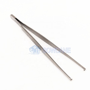 Nha khoa phẫu thuật mô Tweezer mổ xẻ kẹp Tweezer thẳng phẫu thuật nha khoa semken Kocher Tweezer cho mô mềm - Product Image 4