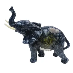 I modelli multipli all'ingrosso della fabbrica possono essere personalizzati regali in resina artigianato domestico ornamento animale statua di elefante