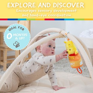 Pour Disney bébé <span class=keywords><strong>Winnie</strong></span> ourson pot de miel Pulldown <span class=keywords><strong>jouet</strong></span> mignon enfants multi activité sensorielle tirer anneaux Jiggle Go Fun Technique lavée - Product Image 3