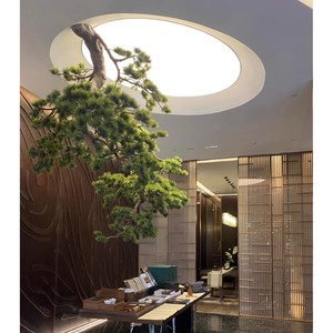迎宾挂树、松树茶室造景、绿植悬挂装饰 - Product Image 3