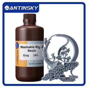 Résine rigide lavable à l'eau Antinsky pour imprimante 3D DLP LCD 405nm 1kg Haute précision et faible rétrécissement Facile à laver - Product Image 2