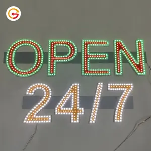 Jaguar arsign produttore Custom Outdoor Shop SMD LED Open Business Sign Board Led Light Ultra sottile segno elettronico a LED