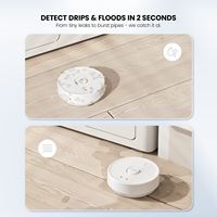 Nouvel arrivage : Système de protection contre les inondations, 3 capteurs de fuite détectant 0,01 GPM, contrôle à distance via application Wi-Fi, vanne d'arrêt automatique pour l'eau domestique